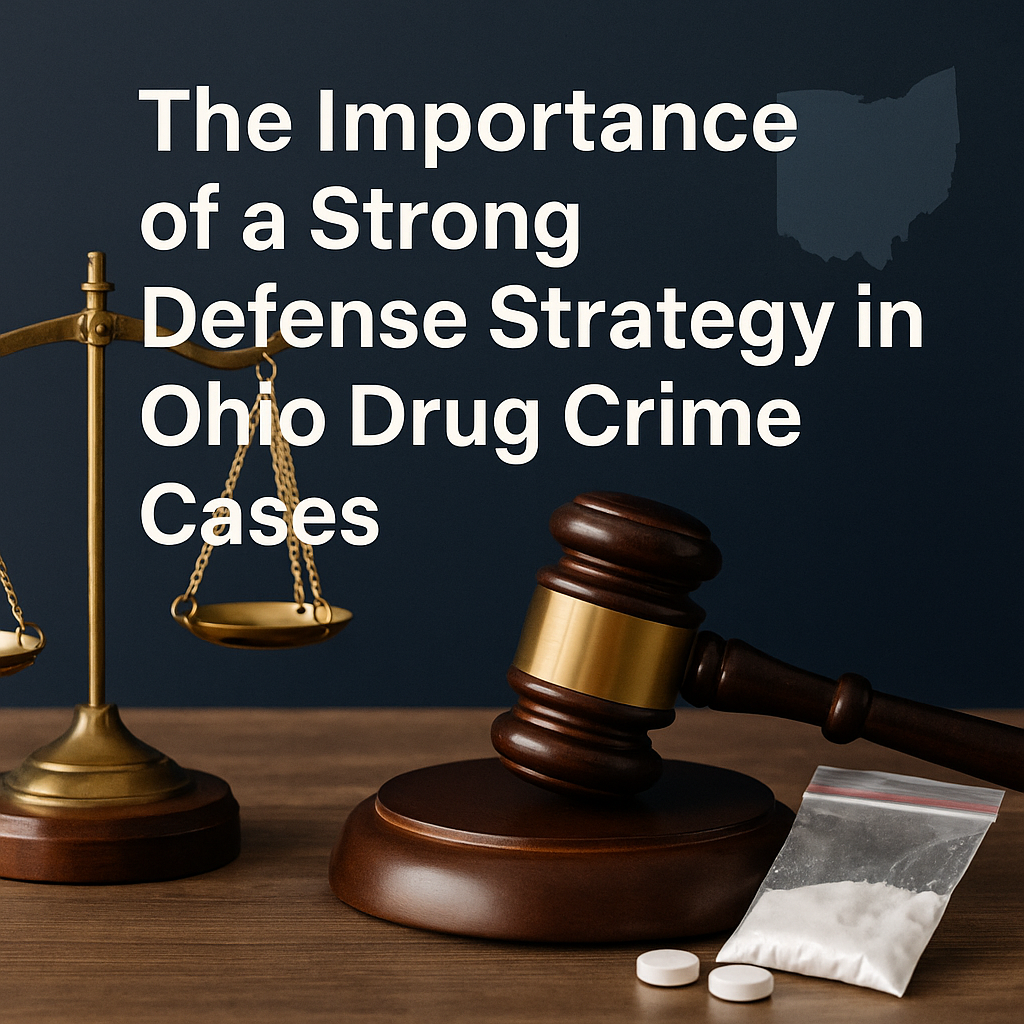 The Importance of a Strong Defense Strategy in Ohio Drug Crime Cases